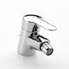 Roca Victoria V2 Chrome Bidet Mixer with Pop-up Waste - 5A6025C00 profile small image view 1 