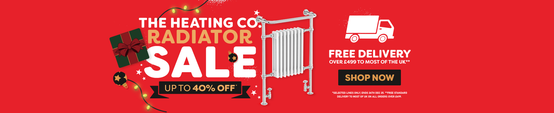 The Heating Co. Radiator Sale