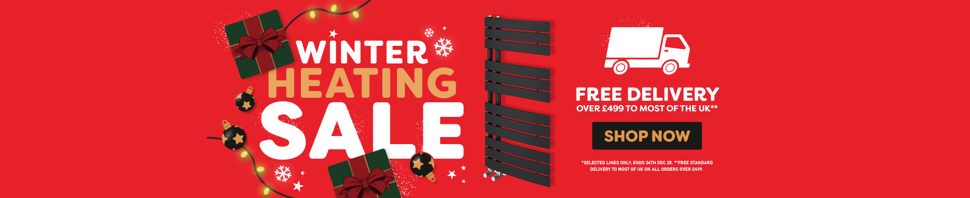 Winter Heating Sale - Free Del