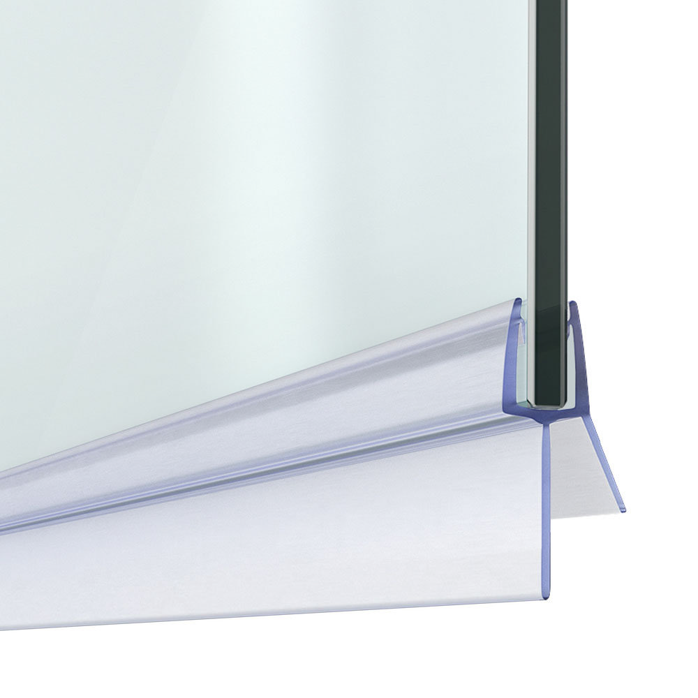 Sealing Strip Bath Shower Screen Door Seal Strip for Glass Thickness 4-6 mm Seal Gap 8 mm 8 mm 