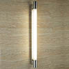 Searchlight Poplar 69cm Chrome T5 Oblong Wall Light with Tubular White Glass - 6014CC profile small image view 1 