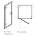 Simpsons - Classic Framed Hinged Shower Door profile small image view 2 