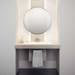 HIB Rondo Circular Bathroom Mirror - 61504000 profile small image view 2 