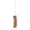 Miller - Classic Chrome and Natural Oak Cylindrical Light Pull - 696C profile small image view 1 