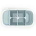 Joseph Joseph Easy-Store Large Toothbrush Caddy - White/Blue - 70501 profile small image view 3 