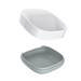 Joseph Joseph Slim Compact Soap Dish - White/Grey - 70511 profile small image view 4 