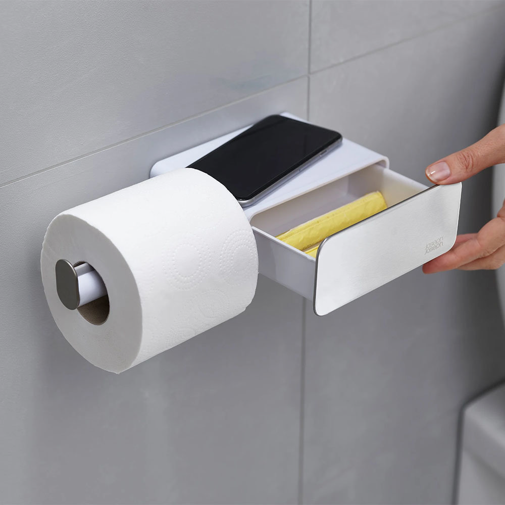 Joseph Joseph EasyStore Steel Toilet Roll Holder 70529
