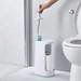 Joseph Joseph Flex Store Toilet Brush with Extra-Large Caddy - Blue/White - 70536 profile small image view 5 