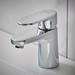hansgrohe Vernis Blend Single Lever Basin Mixer 70 without Waste - Chrome - 71558000 profile small image view 3 