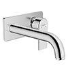 hansgrohe Vernis Shape Wall Mounted Single Lever Basin Mixer - Chrome - 71578000 profile small image view 1 