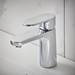 hansgrohe Vernis Blend Single Lever Basin Mixer 100 without Waste - Chrome - 71580000 profile small image view 3 