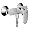 hansgrohe Vernis Blend Exposed Single Lever Shower Mixer with 2 Flow Rates - 71646000 profile small image view 1 