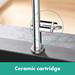 hansgrohe Talis M54 Single Lever Kitchen Mixer 210 with Pull Out Spray - Chrome - 72800000 profile small image view 5 