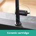 hansgrohe Talis M54 Single Lever Kitchen Mixer 210 with Pull Out Spray and sBox - Matt Black profile small image view 5 