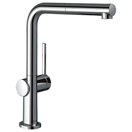 hansgrohe Talis M54 270 Single Lever Kitchen Mixer with Pull Out Spray - Chrome - 72808000