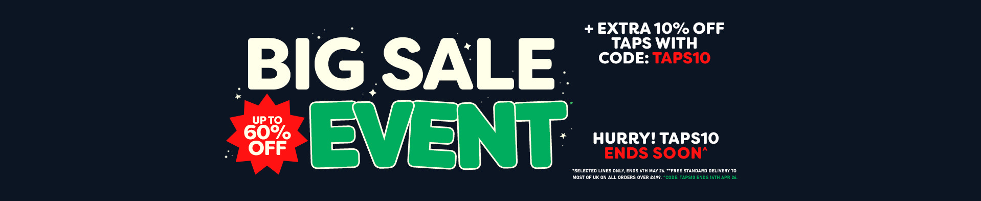 Big Sale Event - Free Del