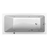 Duravit No.1 Whirltub Single Ended Bath with Frame + Waste profile small image view 1 