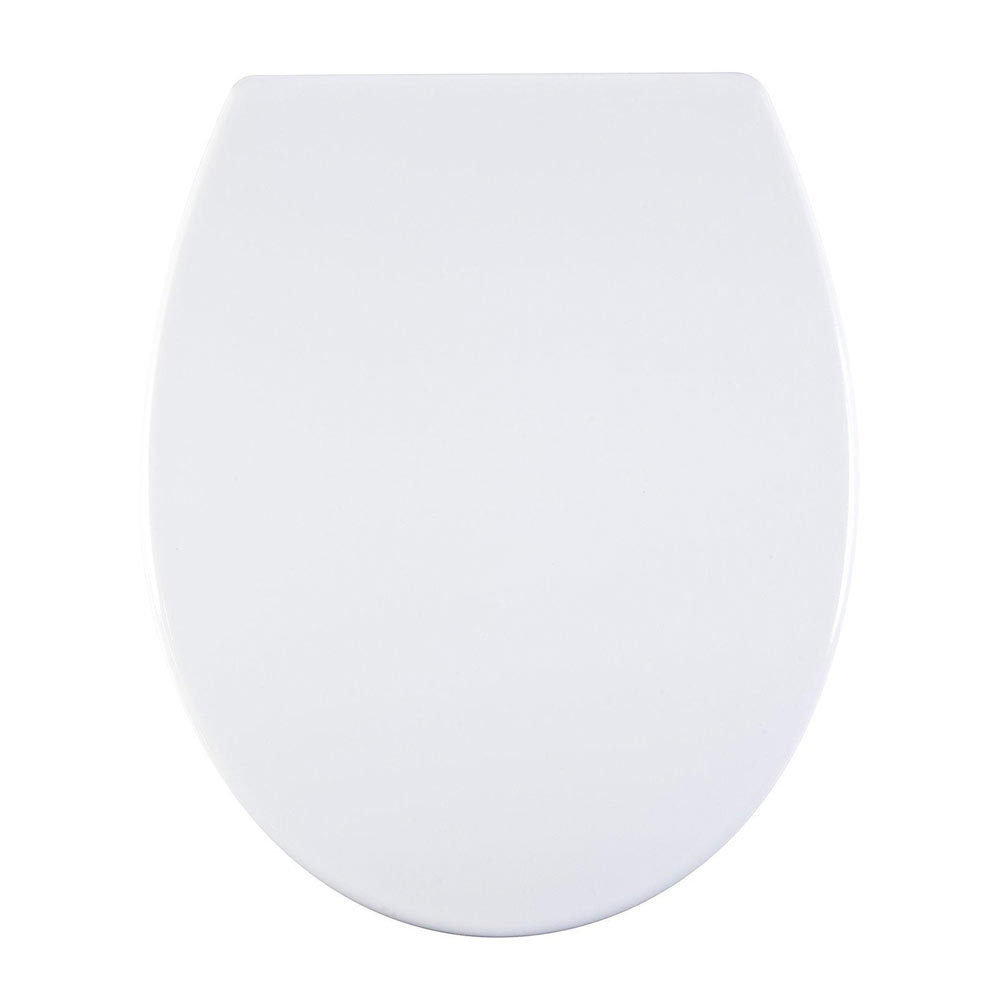 Aqualona Duroplast Soft Close Toilet Seat with Quick Release - White - 77399