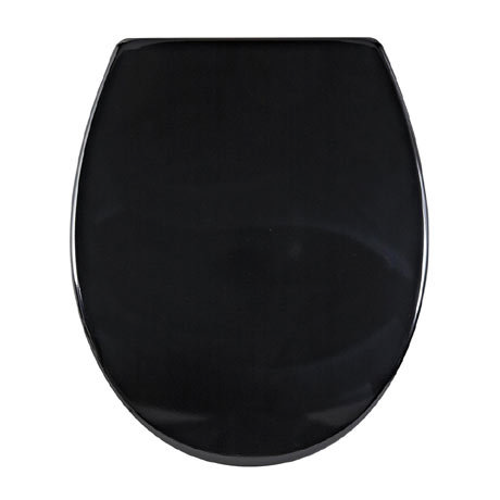 black soft close toilet seat