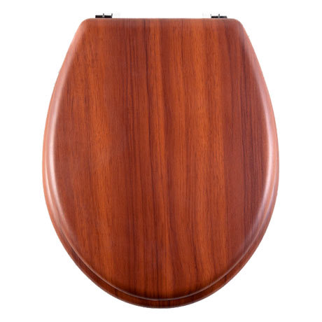 Aqualona Antique Pine Wooden MDF Toilet Seat - 77580