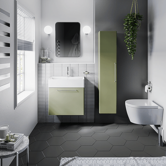 Green Bathroom Suite Furniture