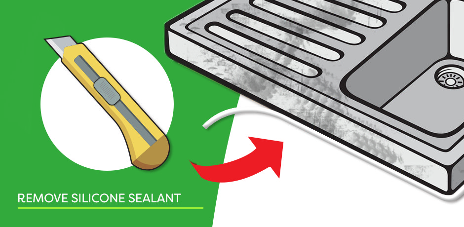 Remove silicone sealant 