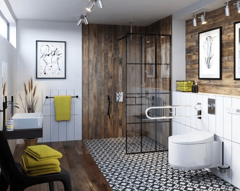 Independent living wet room