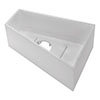 Duravit No.1 Styrene Support Box for Trapezoidal Bath - Right Hand profile small image view 1 