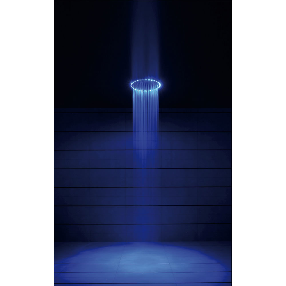 Blue LED shower head