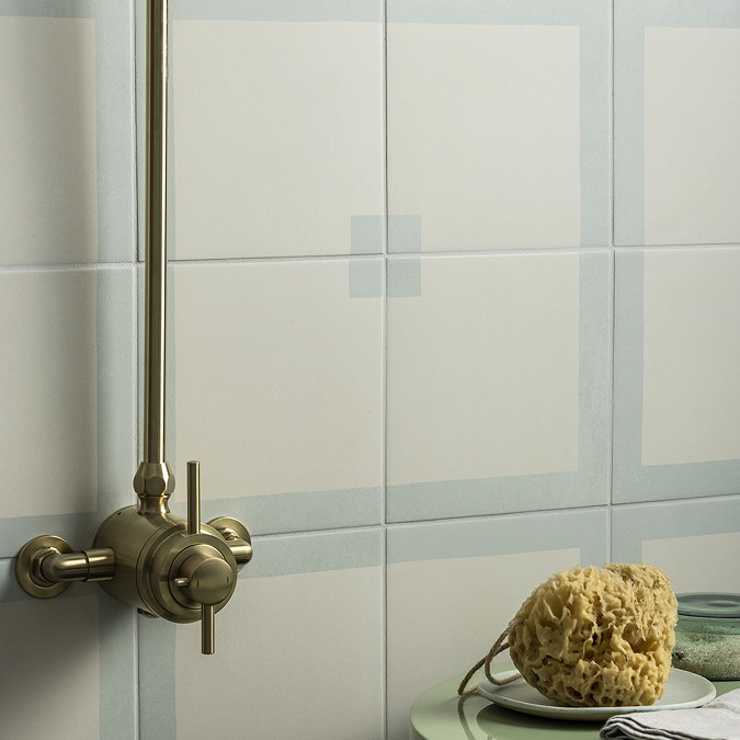Lucan Concrete Effect Light Teal Wall and Floor Tile