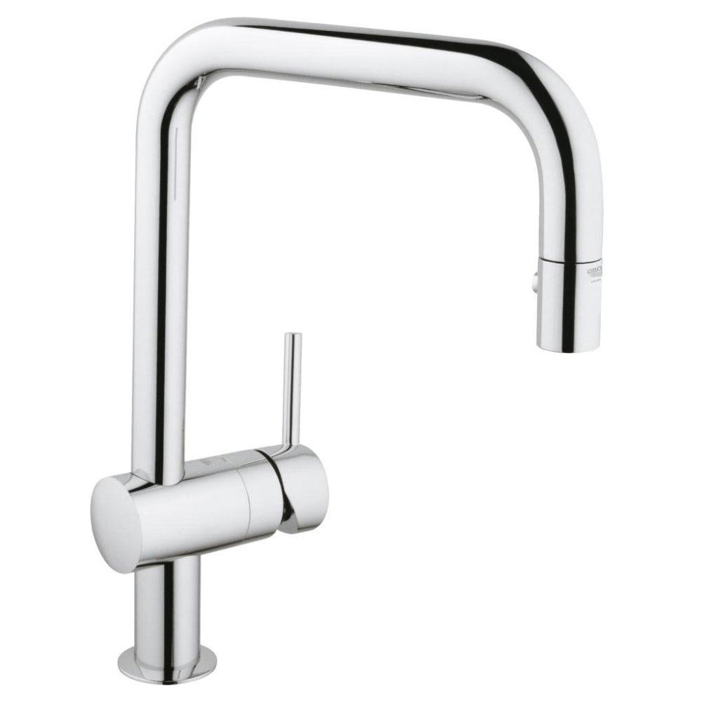 Grohe Minta Kitchen Sink Mixer with Pull Out Spray