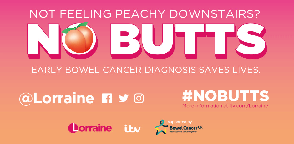 ITV Lorraine No Butts Campaign Poster