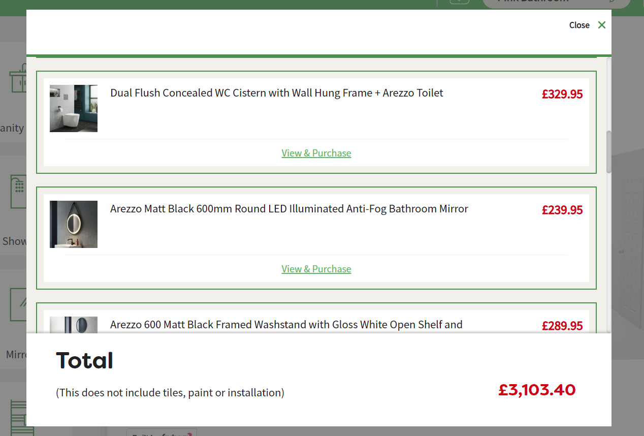 Bathroom Layout Planner | Victorian Plumbing