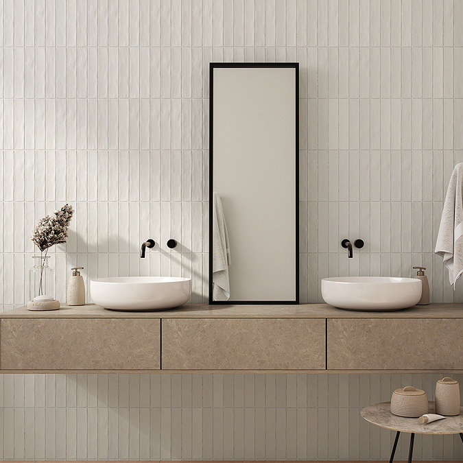 Stonehouse Studio Lowton Matt White Wall Tile
