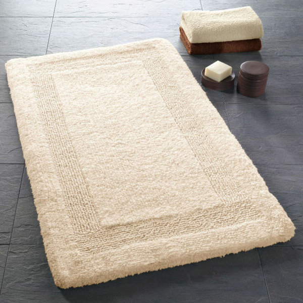 White Bathroom Mat