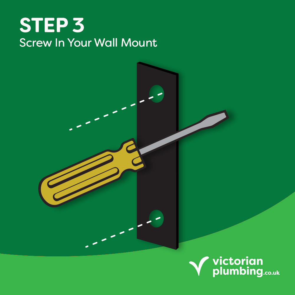 How to Hang a Bathroom Door Hook Graphic