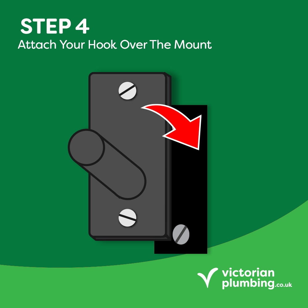 How to Hang a Bathroom Door Hook Victorian Plumbing