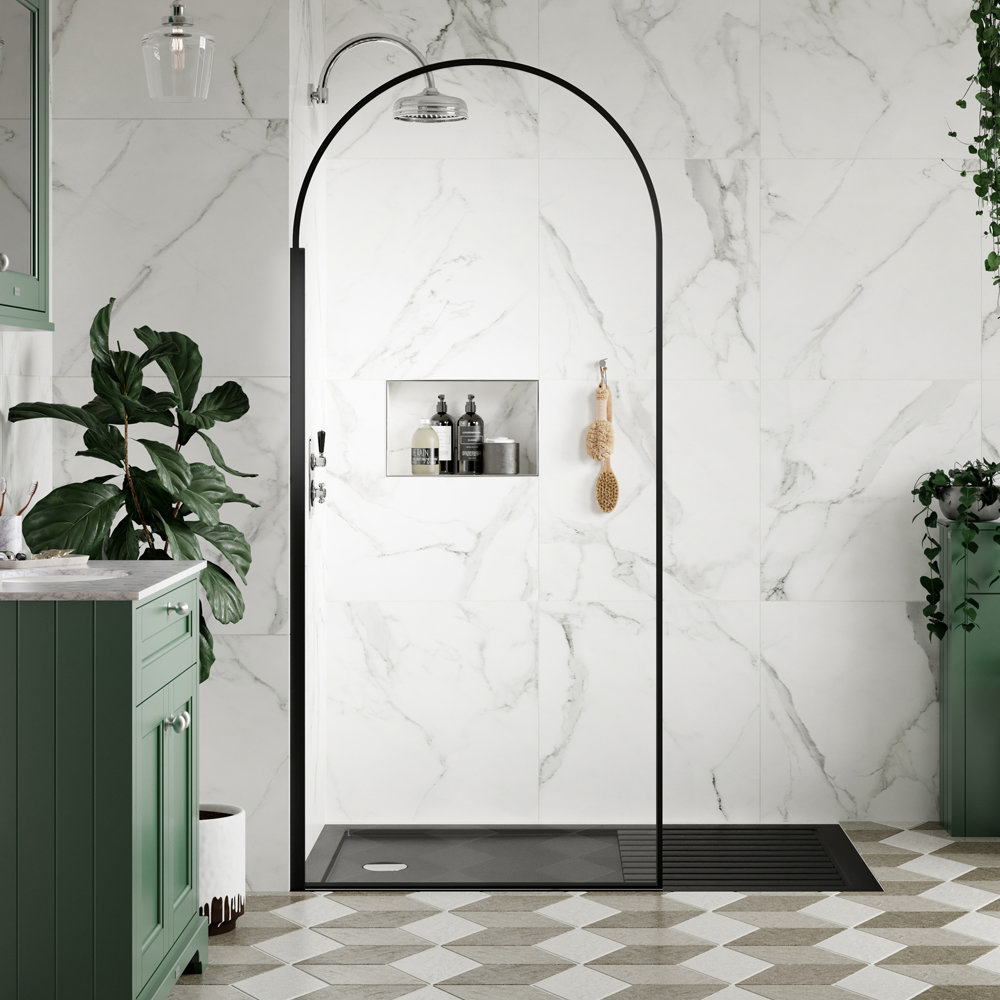Arched Shower Screen Wetroom 
