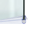 7mm Gap Bath Shower Screen Door Seal Strip - Glass 4-6mm profile small image view 1 