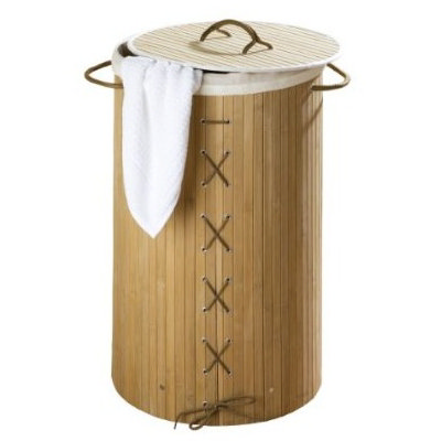 bamboo laundry bin