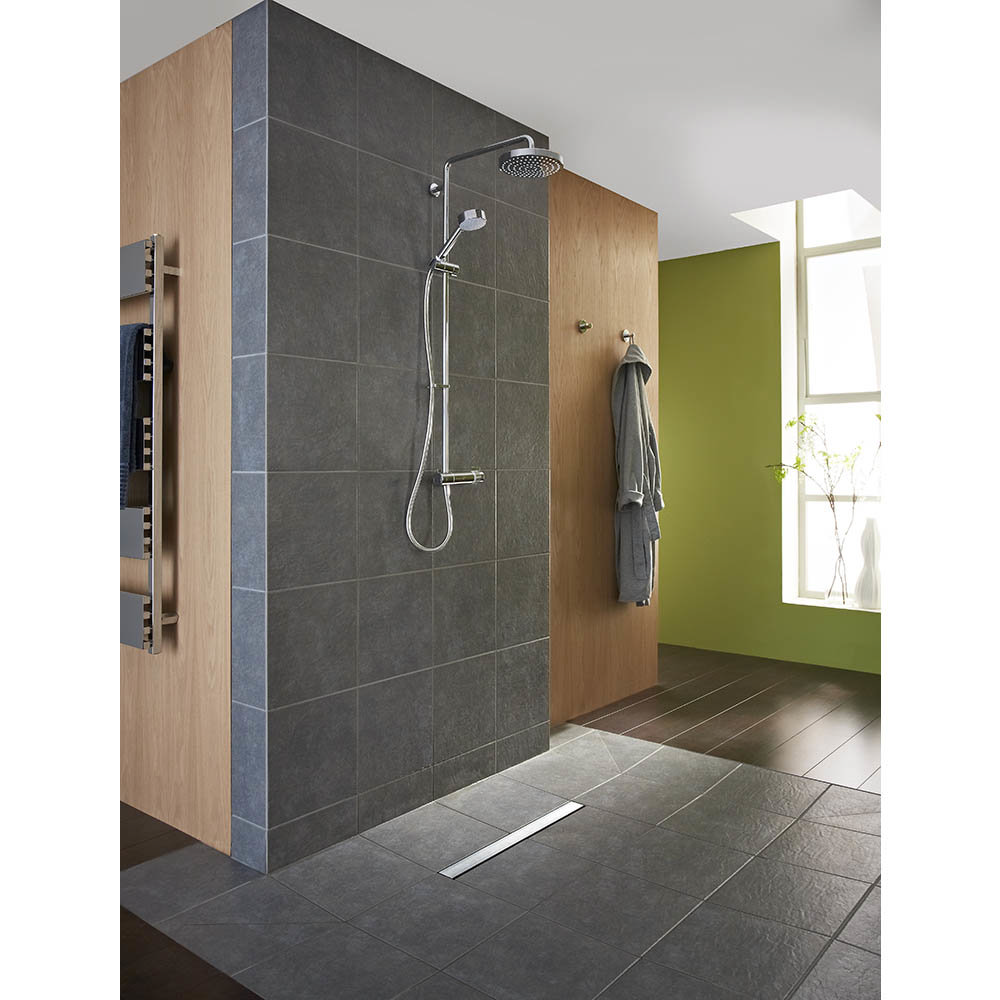 open shower with Mira Thermostatic Shower 