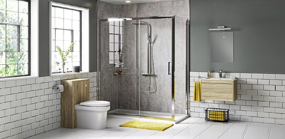 contemporary bathroom soft colours