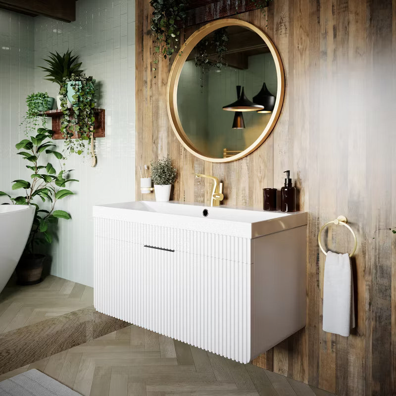 modern scandi bathroom