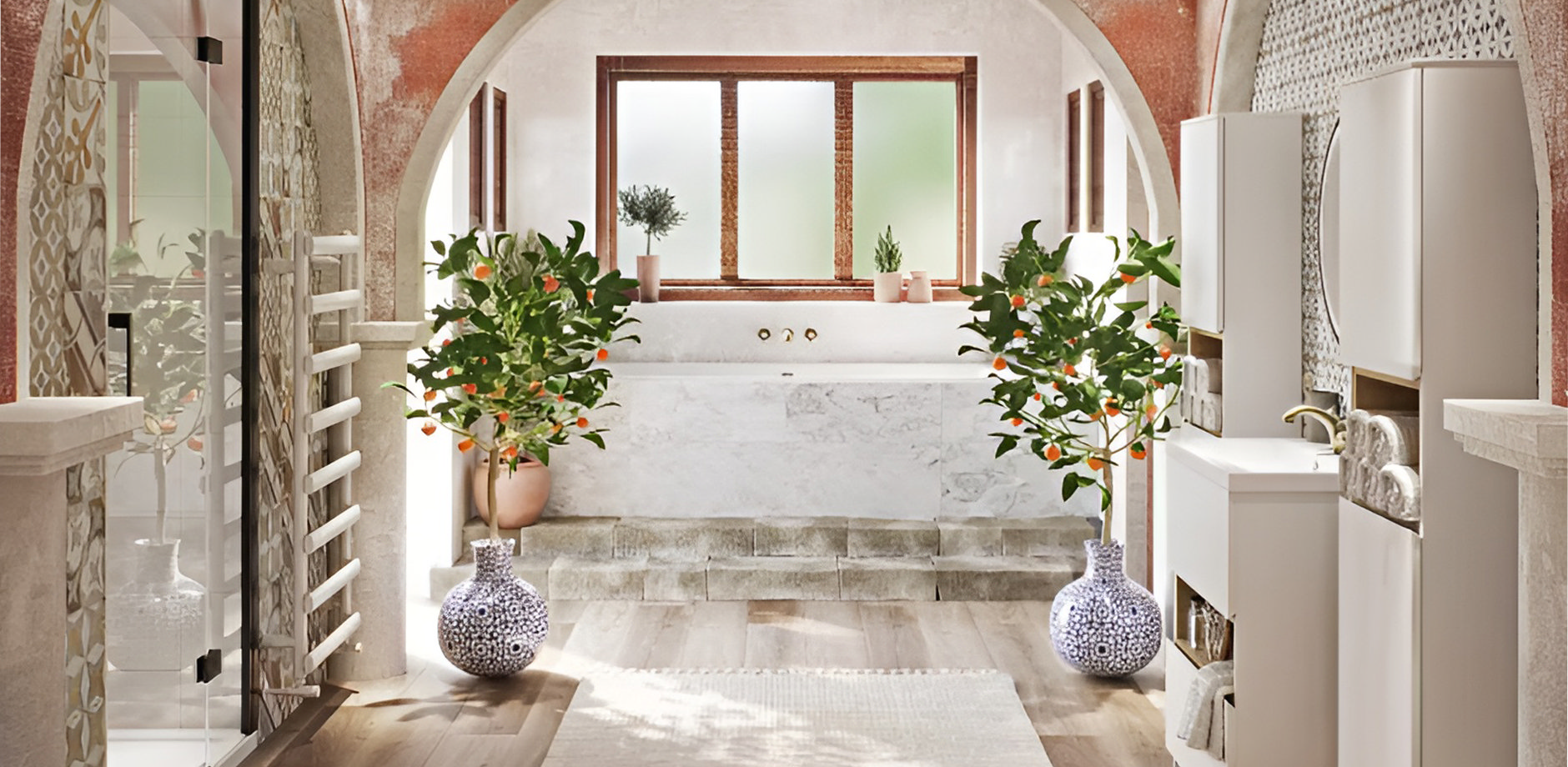 classic Mediterranean bathroom