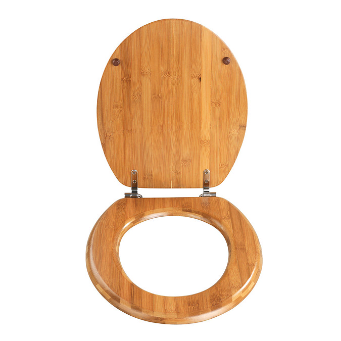 bamboo toilet seat