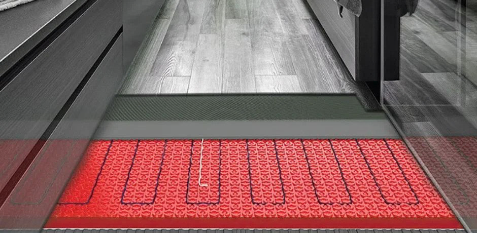 underfloor heating layers