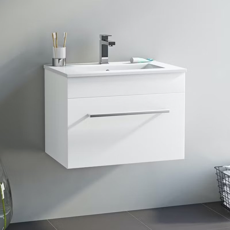 white vanity unit 