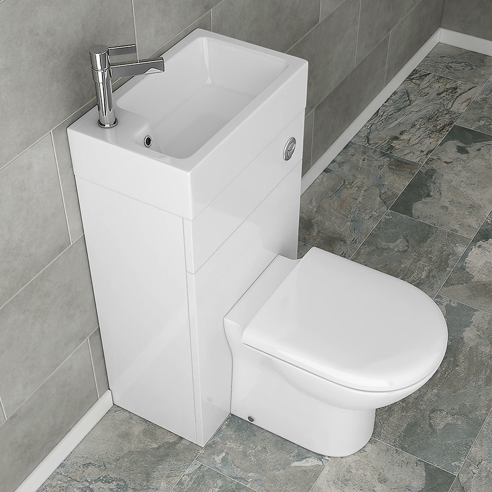 Combined Two-In-One Wash Basin & Toilet