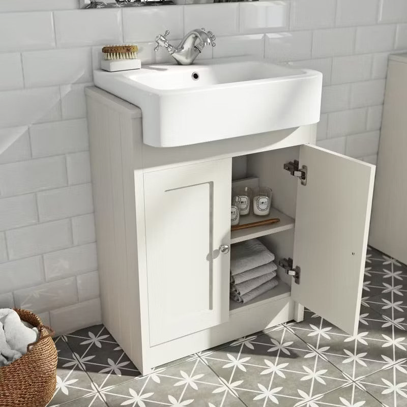 cream bathroom vanity