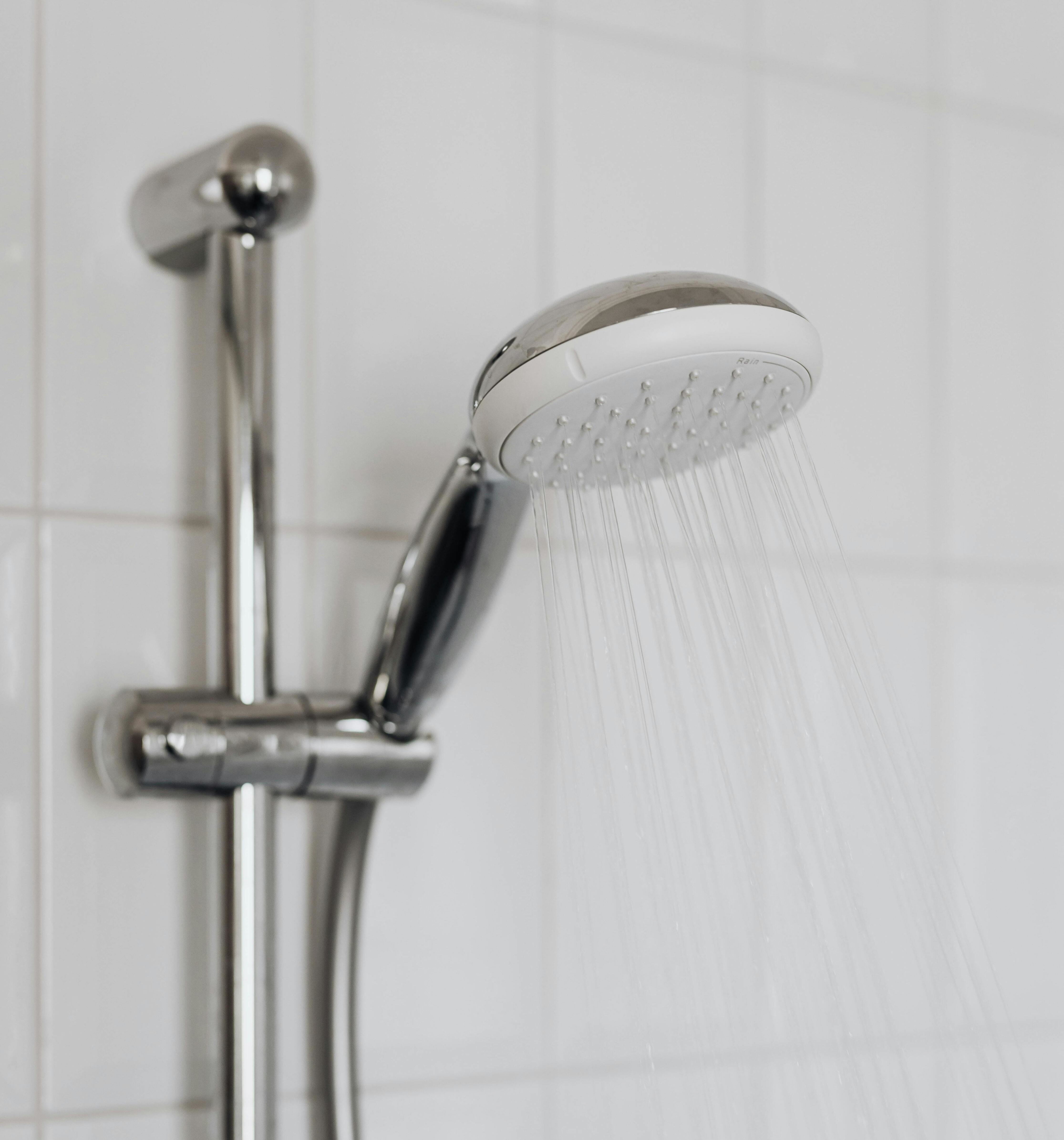 cleaning limescale from shower head